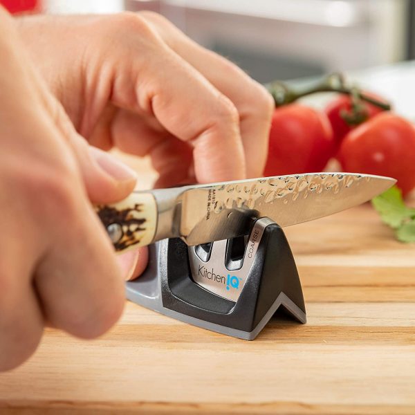 Kitchen IQ 50883 Edge Grip 2-Stage Knife Sharpener - Image 4