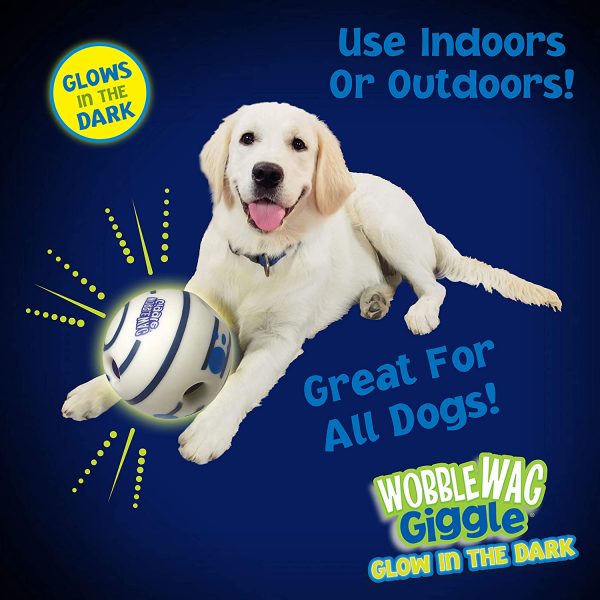 Wobble Wag Giggle Ball, Interactive Dog Toy, Fun Giggle Sounds When Rolled or Shaken, Pets Know Best, As Seen On TV - Image 5