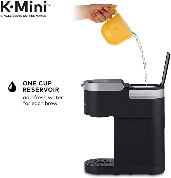 Keurig K-Mini Coffee Maker, Single Serve K-Cup Pod Coffee Brewer, 6 to 12 Oz. Brew Sizes - Image 4