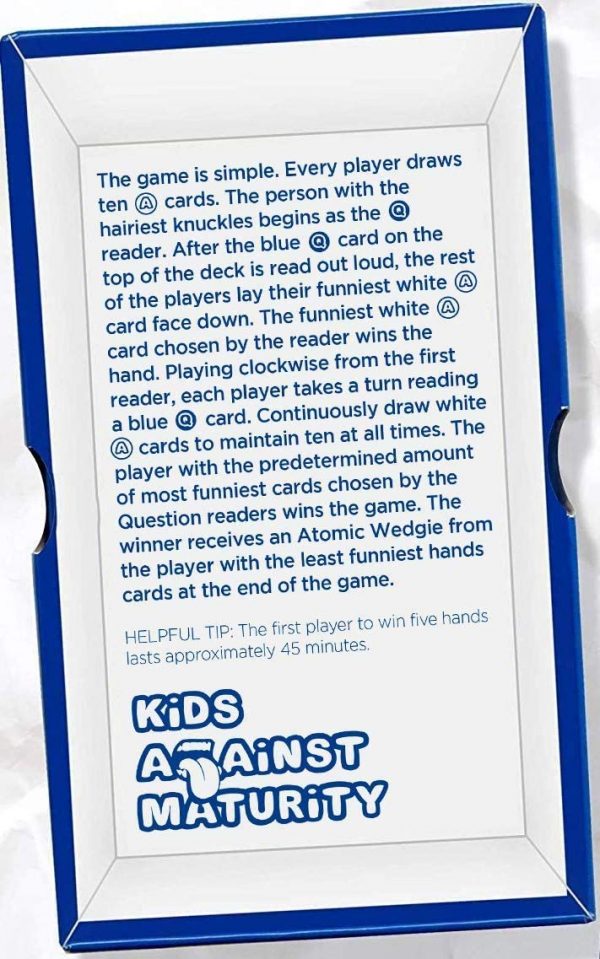 Kids Against Maturity: Card Game for Kids and Families, Super Fun Hilarious for Family Party Game Night - Image 4