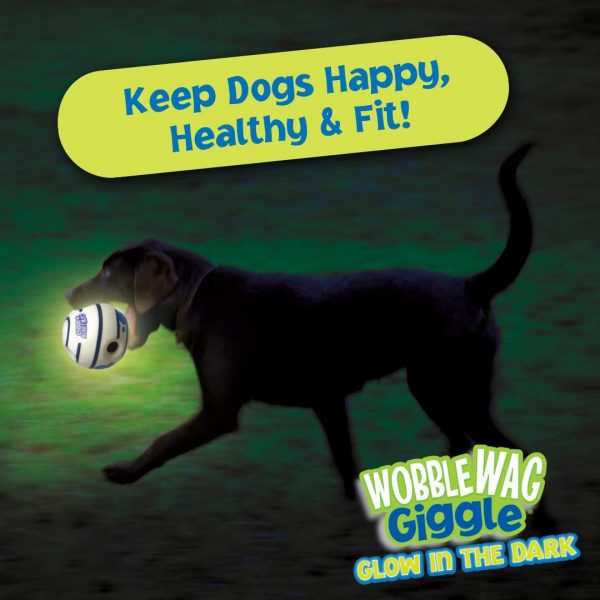 Wobble Wag Giggle Ball, Interactive Dog Toy, Fun Giggle Sounds When Rolled or Shaken, Pets Know Best, As Seen On TV - Image 4