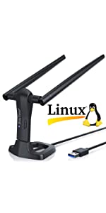 AC3L linux usb wifi adapter 1200mbps long range 5g antenna ubuntu debian raspbian raspberry pi mint