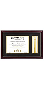 diploma frame with tassel holder