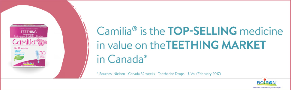 camilia, teething, teething medicine, boiron, homeopathic medicine, baby teeth, baby pain,