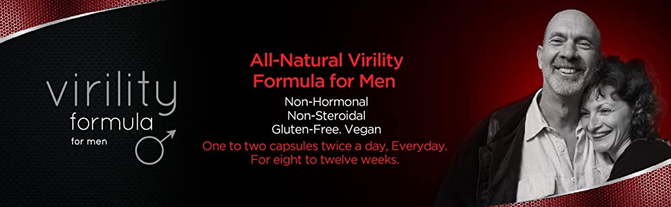 Herbion, Herbion Naturals, Virility Formula, For men, All natural, Gluten free, capsules, herbal