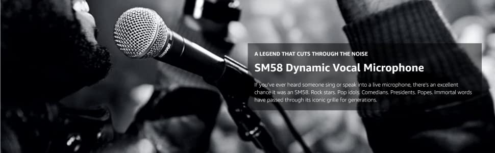 SM58 Dynamic Vocal Microphone