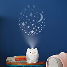 owl night light, white noise machine for baby, soother, baby sound machine night light