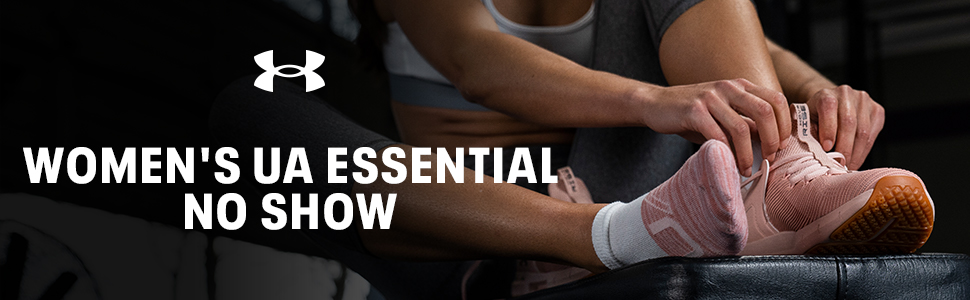 Women's UA Essential No Show Socks