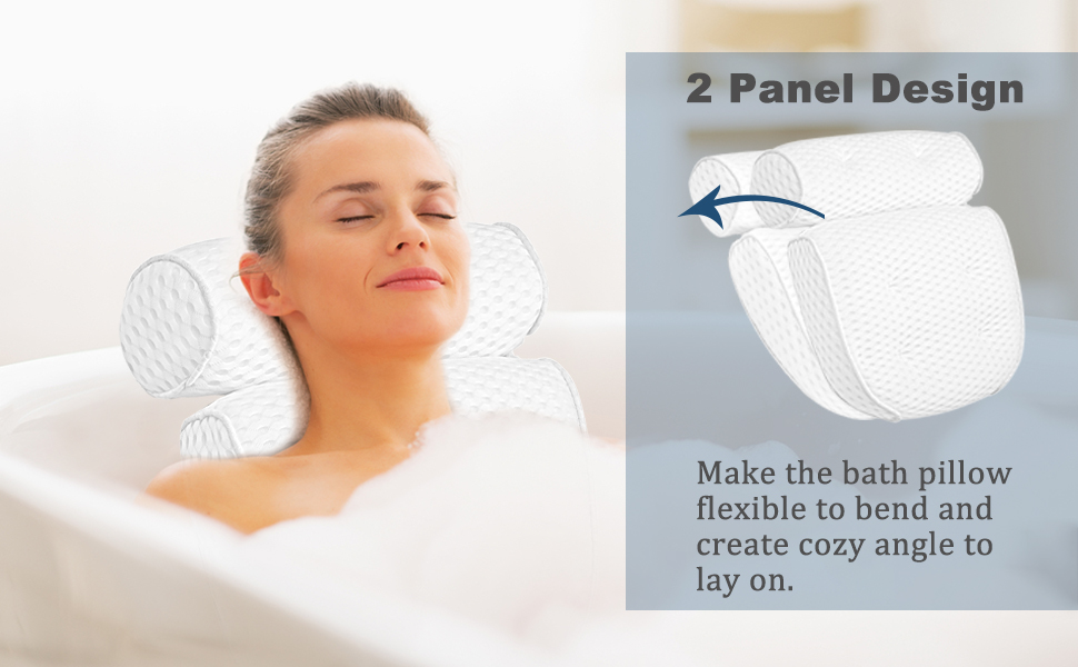 2 Panel Bath Pillow