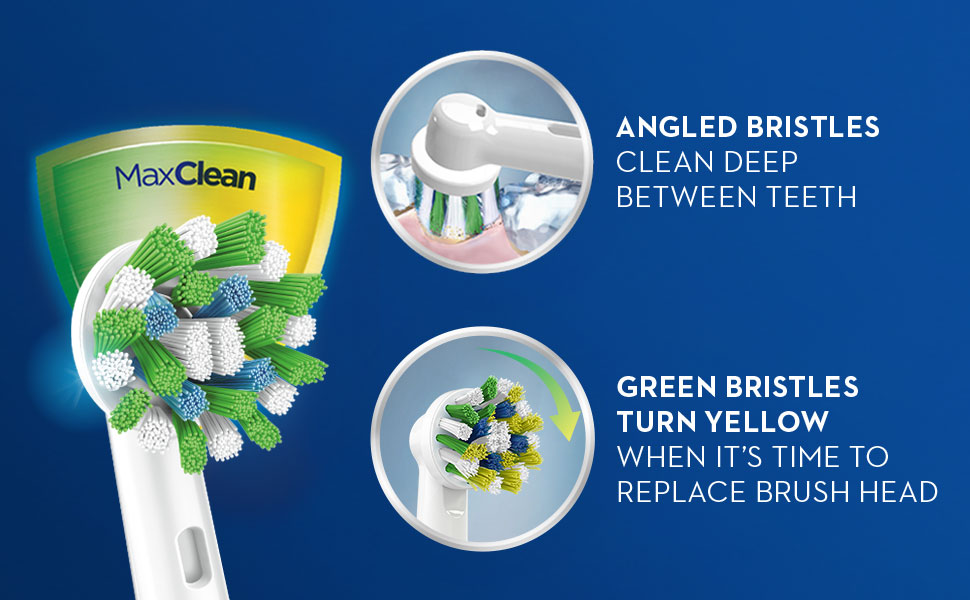 Oral-B Cross Action MaxClean Replacement Brush Head