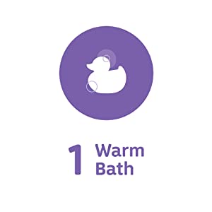 Warm Baby Bath Purple Icon