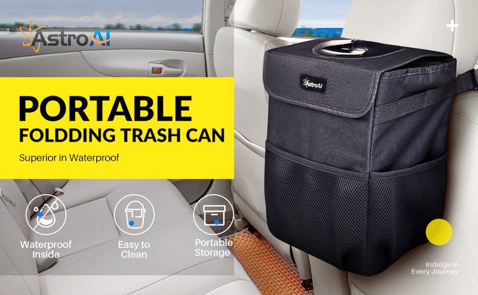 car trash can