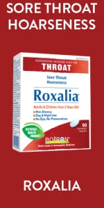 Roxalia for sore throat Boiron