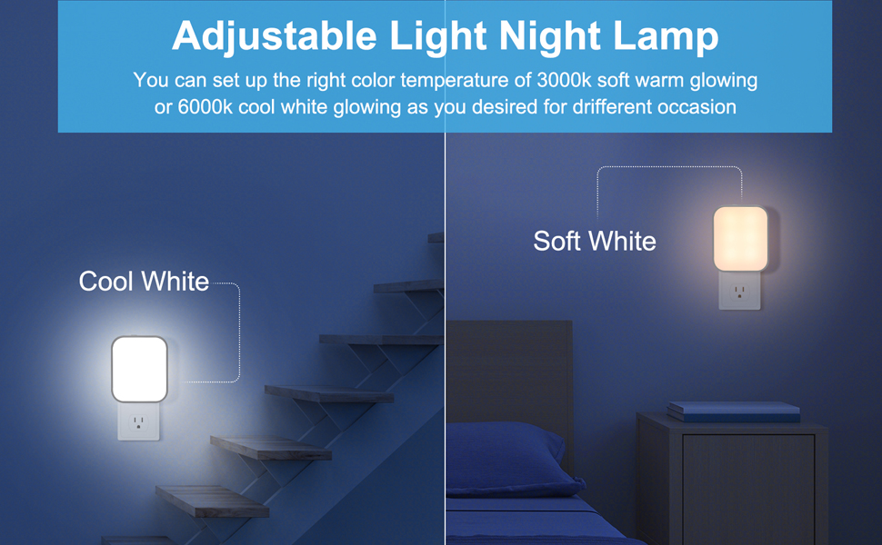 led nightlights with light sensors