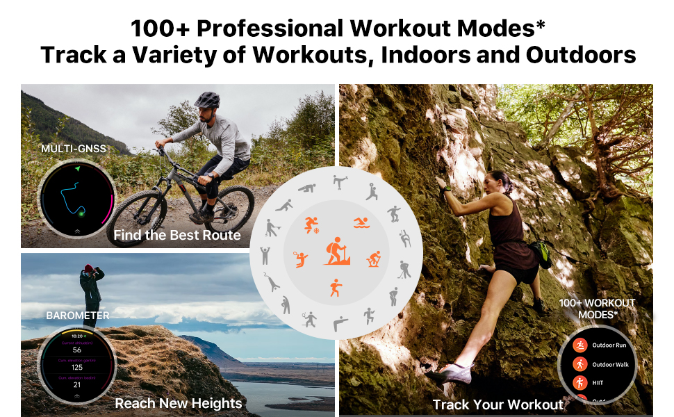 100+ Professional Workout Modes
