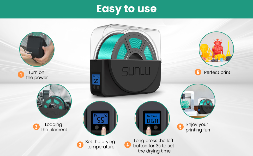 SUNLU 3D Filament Dryer Box
