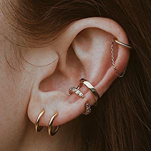 Hoop Earrings Set for Women