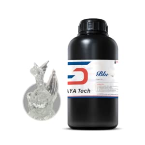 Siraya Tech Blu 3D Printer Resin 1000g Clear V2 Strong and Precise High Resolution