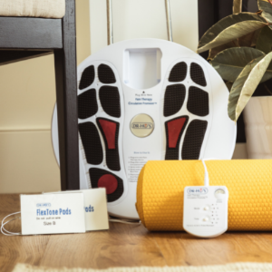 The Circulation Promoter helps relieve lower limb pain and promote circulation to the feet.