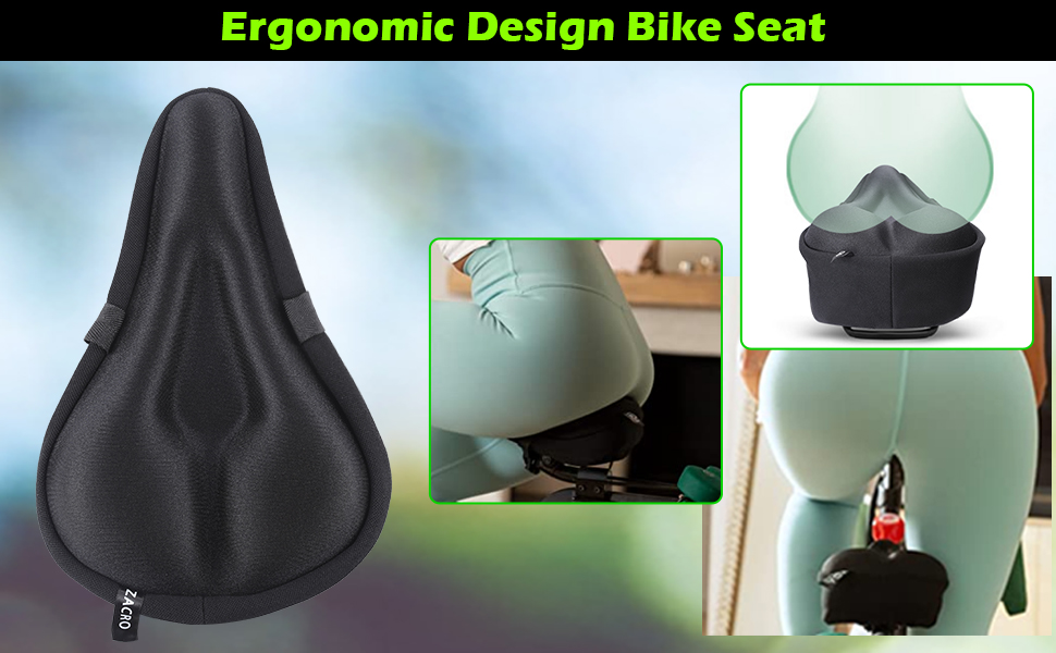 Zacro bike seat cushion