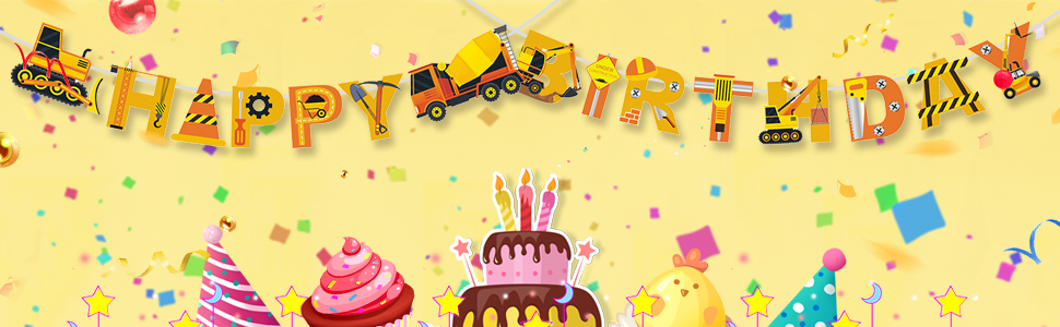 Construction Birthday Party Supplies