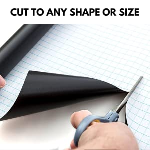 kassa chalkboard vinyl can be cut to any shape or size with scissors