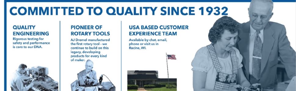 Dremel History : Committed to quality since 1932. Quality Engineering,