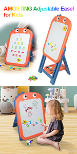 AMOSTING Adjustable Easel for Kids