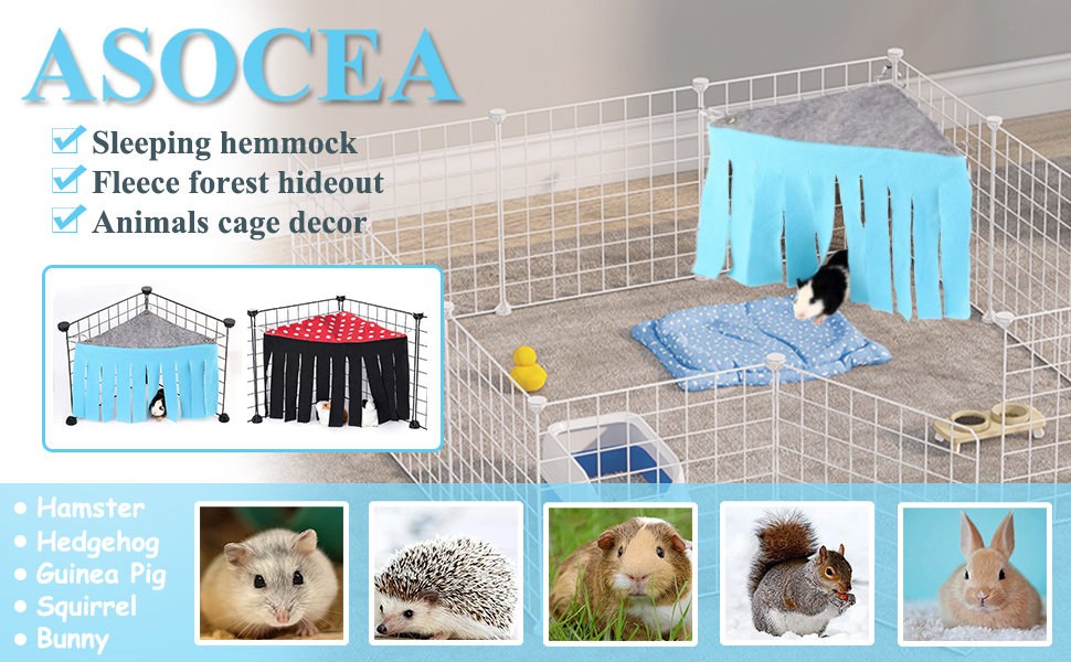 guinea pig fleece hideout