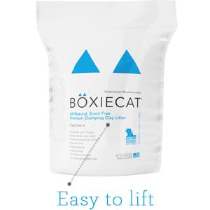 Boxiecat 16 lb packaging is easy to lift