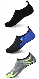 Womens Mens Water Sports Shoes Aqua Skin Socks Barefoot Footware for Beach Swim Surf Yoga
