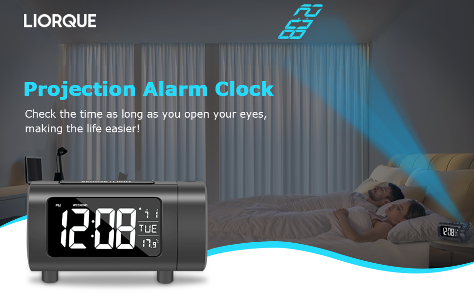 projection alarm clock