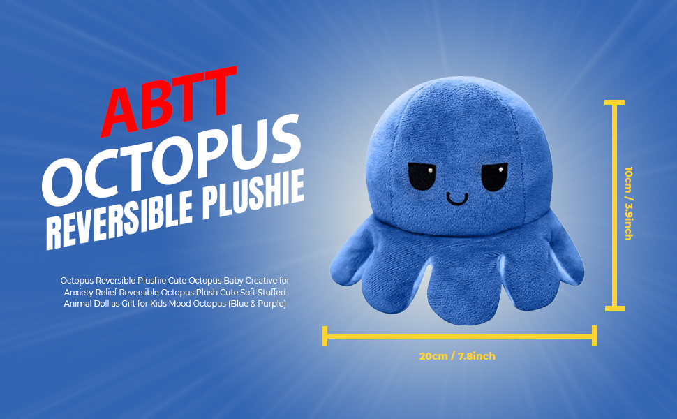 Octopus Reversible Plushie