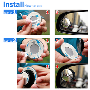 how to install blind spot mirrors