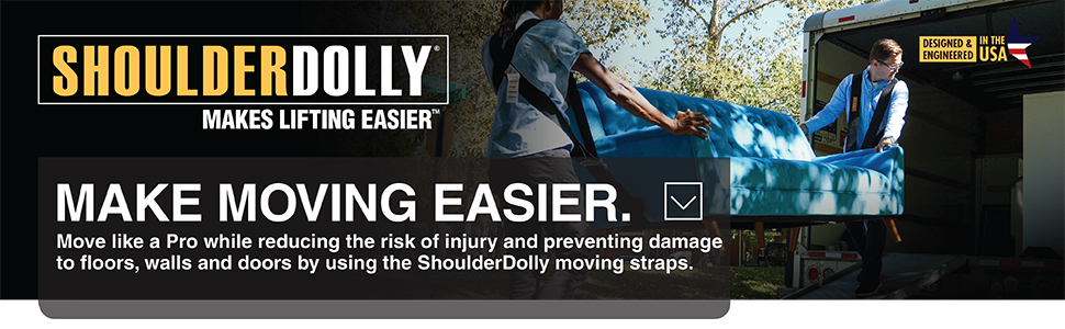 shoulder dolly, moving straps, moving dolly