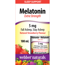 webber naturals melatonin liquid 5 mg sleep support