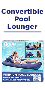 convertible pool lounger