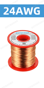 24AWG 24ga 24g 24gauge enameled magnetic varnished copper wire enameled magnet coated wire