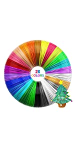 26 Colors PLA Filament Refills