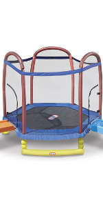 Little Tikes MeLittle Tikes 7' Climb 'N Slide Trampolinega 10-Foot Trampoline