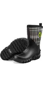 mid calf rain boot