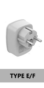 Germany/France-Type E/F Adapter