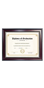 8.5X11 diploma frame