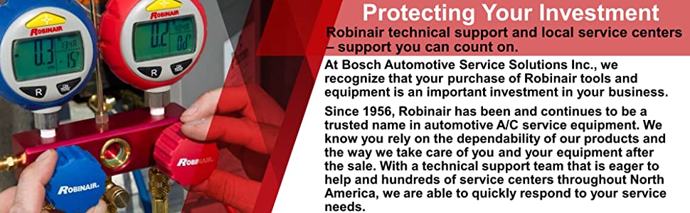 Robinair Automotive A/C HVAC Commercial residential tools equipment air conditioning service