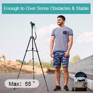 Max 55" - HIGH Enough to Over Some Obstacles