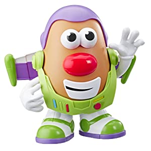 mr potato head; toy story; spud lightyear; buzz lightyear; woody; toy story collectibles