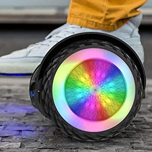 LED hoverboard wheels