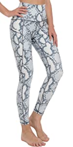 Free Leaper Snake Leggings for Women Tummy Control with Pockets