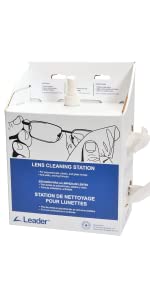  C-Clear station lens Pre-Moistened Respirator Alcohol Free Hygienic Cleaning Wipe