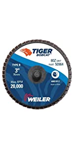 Weiler Bobcat Mini Flap Disc